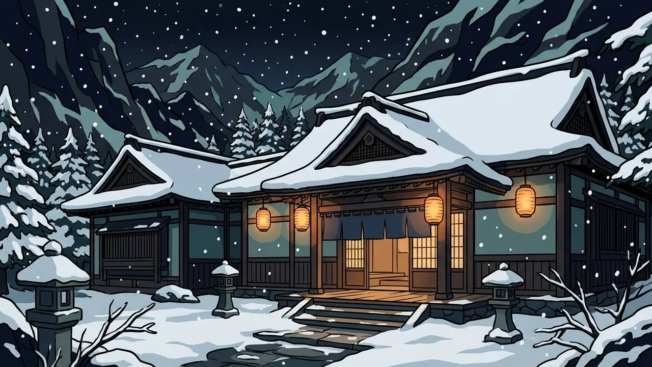 Snow in Kyoto